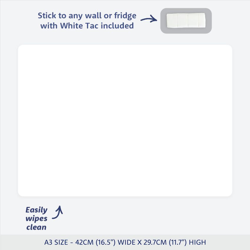 Dry Erase Routine Planner Poster