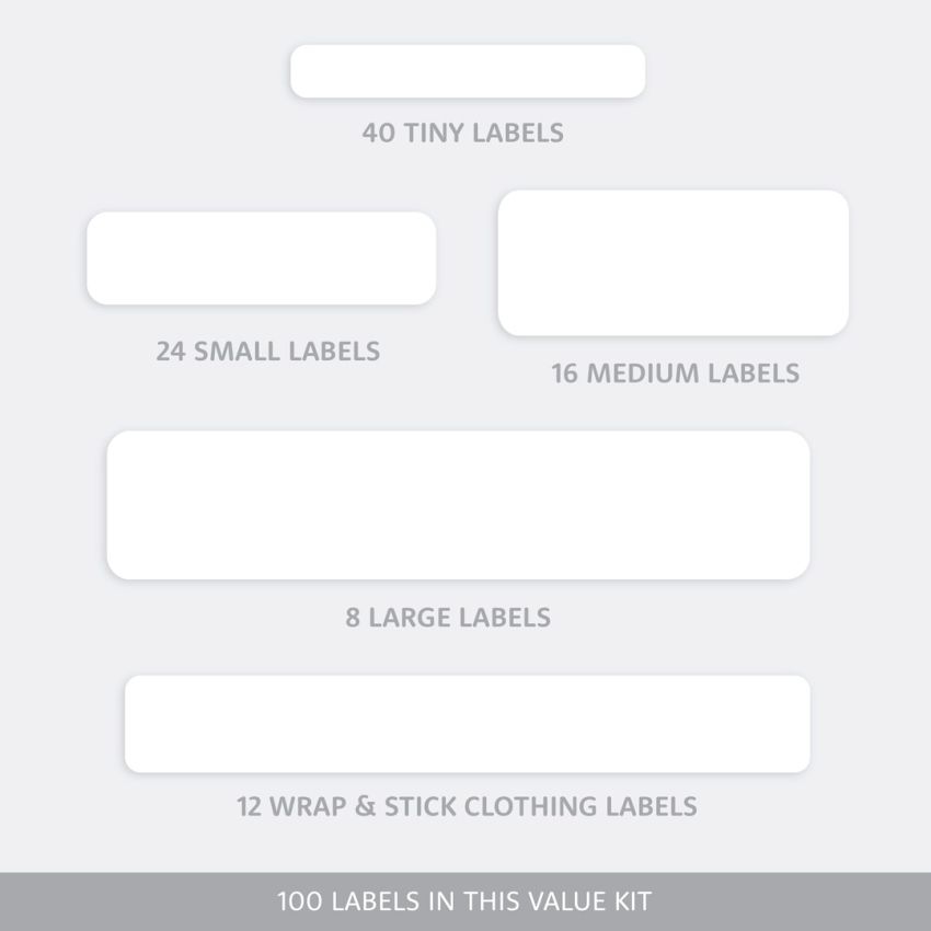 Classic Essential Name Labels Value Kit