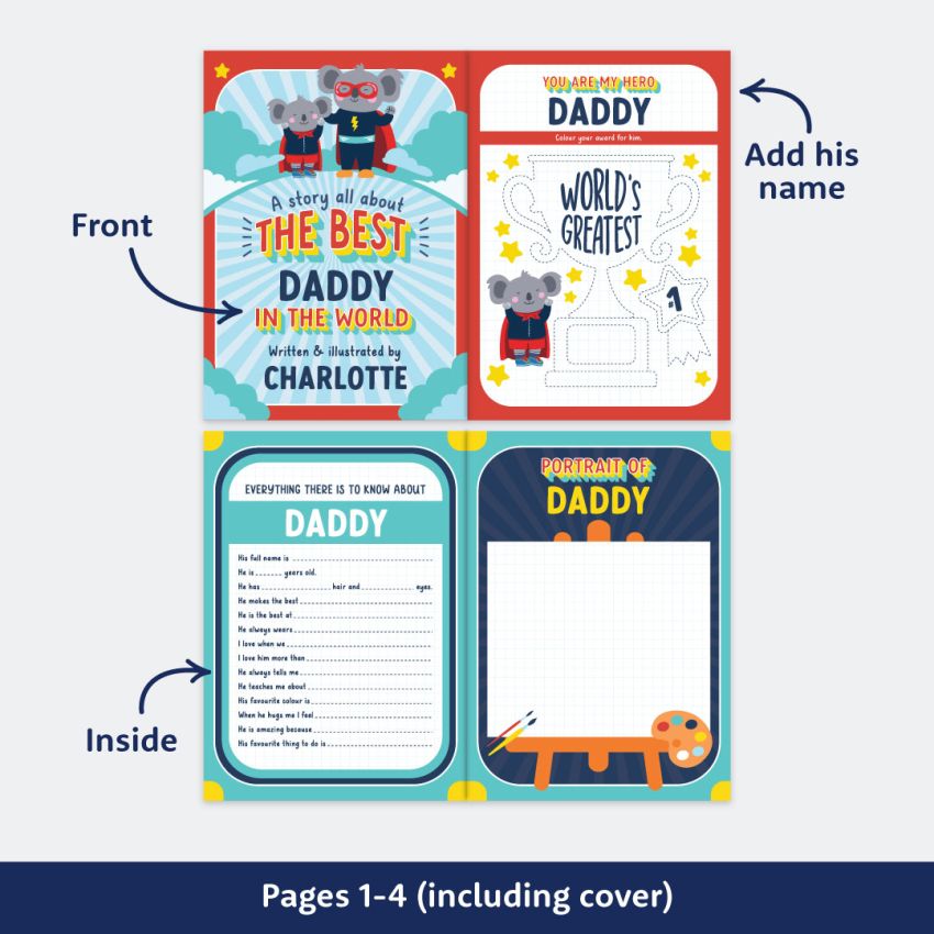 Best Dad Activity Card product preview image