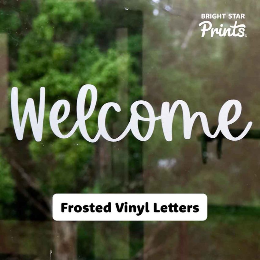 Custom Frosted Vinyl Letters gallery image №3