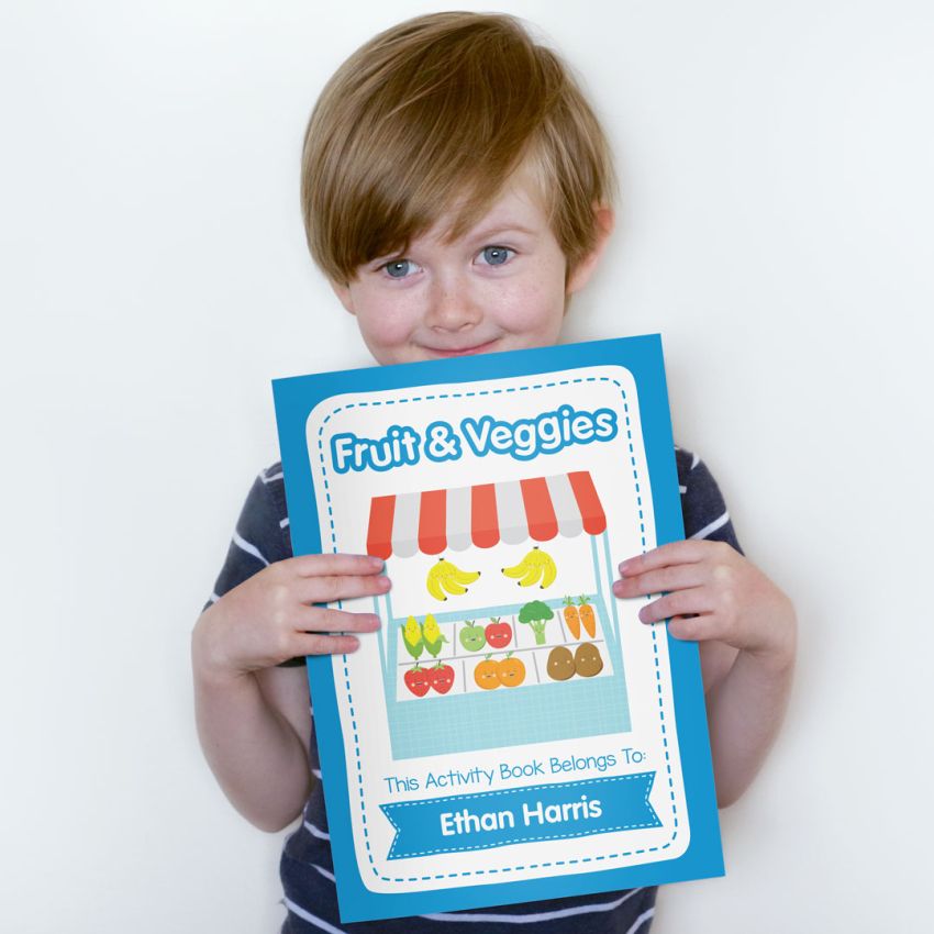 Fruit & Vegetables Activity Book product preview image