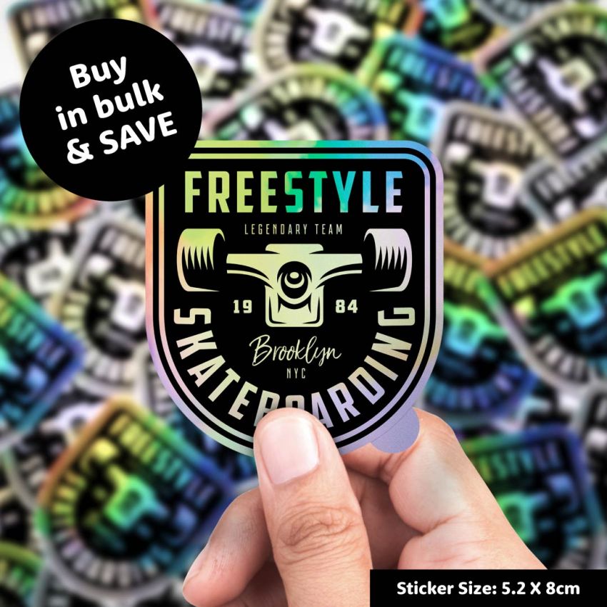 Holographic Die Cut Stickers product preview image