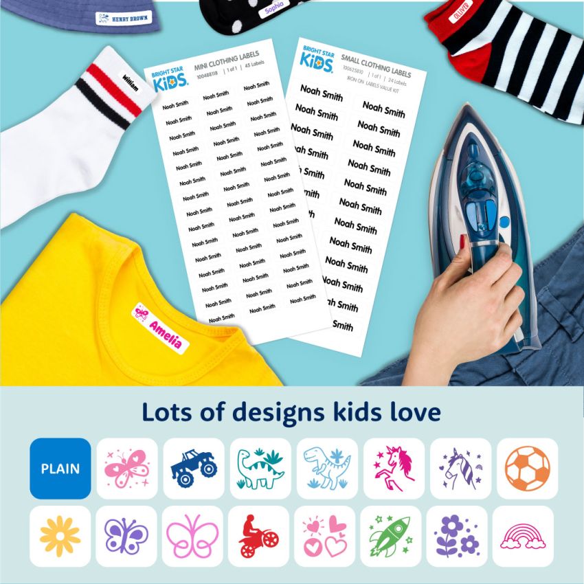 Iron On Name Labels Combo Pack product preview image