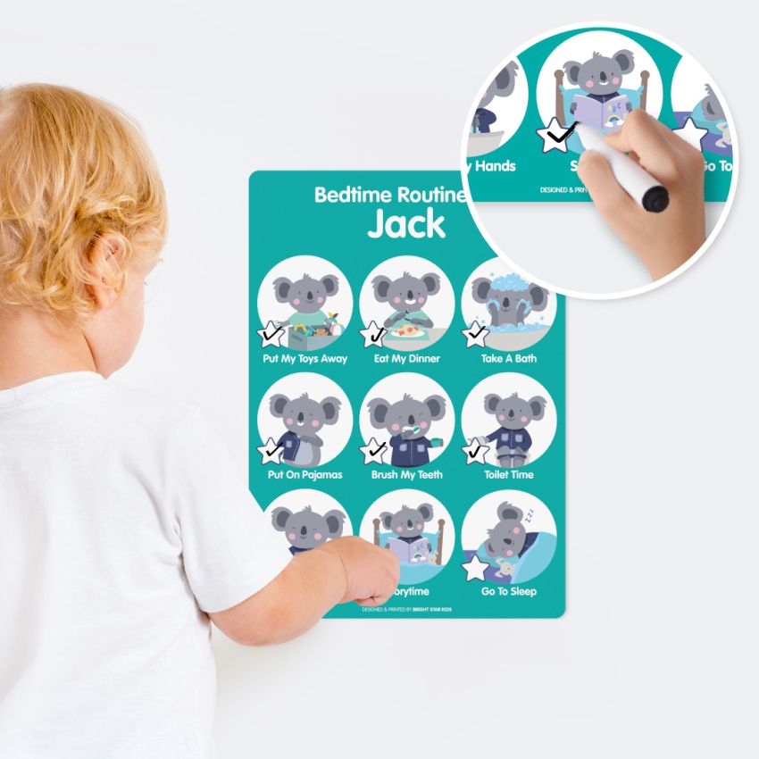 Dry Erase Kids Routine Chart product preview image