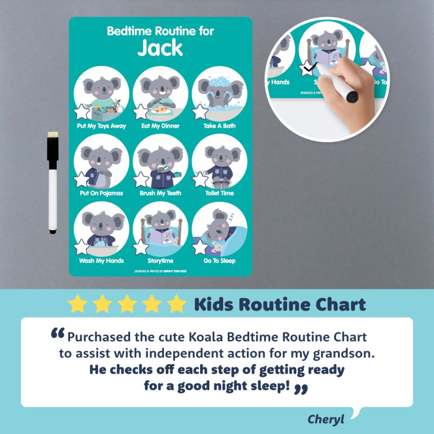 Dry Erase Kids Routine Chart gallery image №3