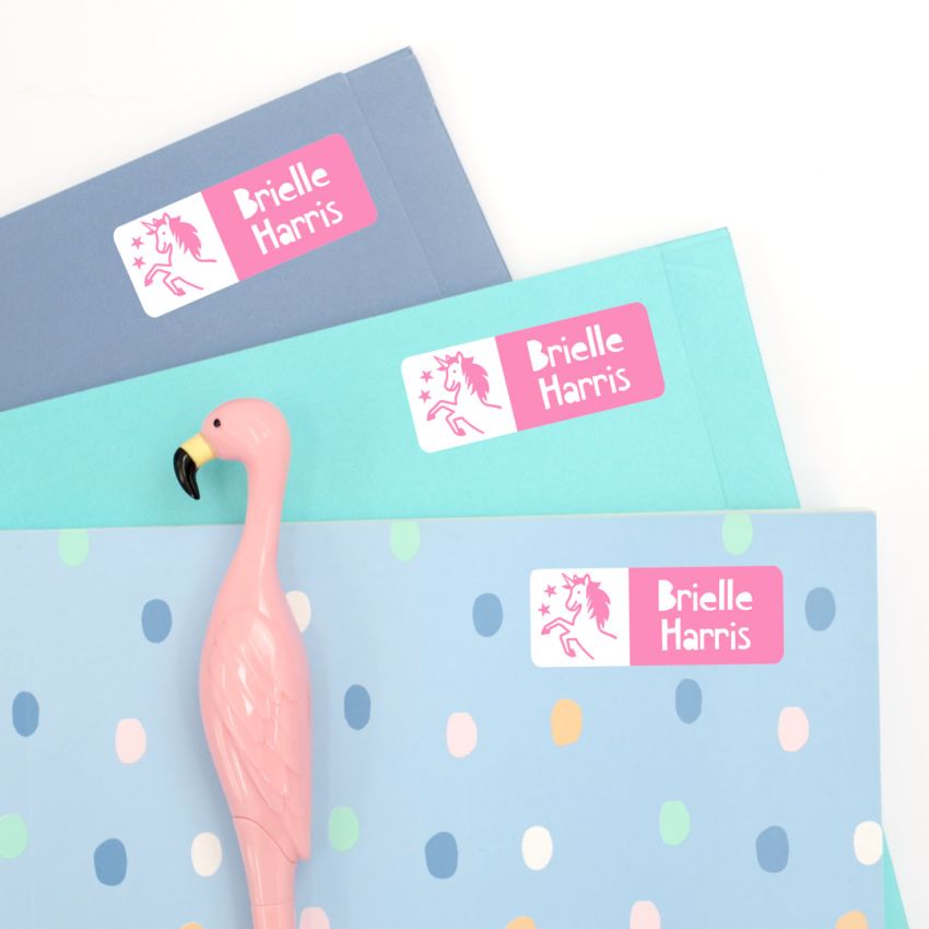 Classic Medium Stick On Name Labels