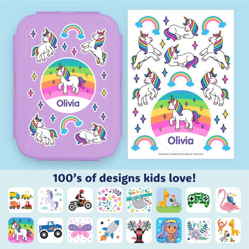 Lunch Box Name Labels gallery image №1