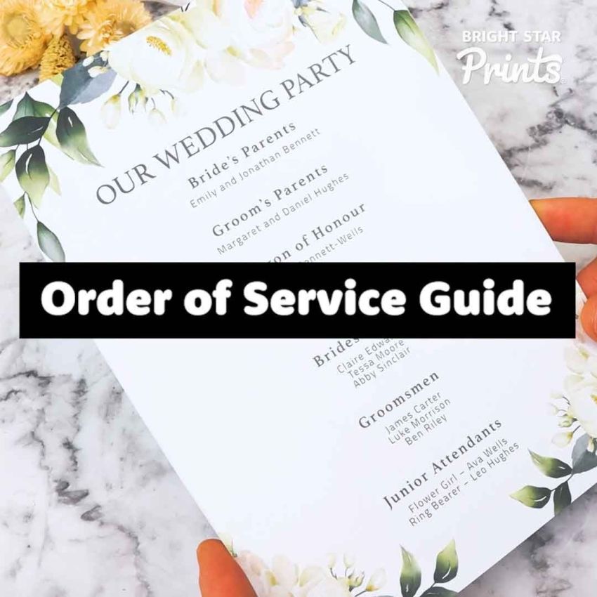Order of Service Prints gallery image №3