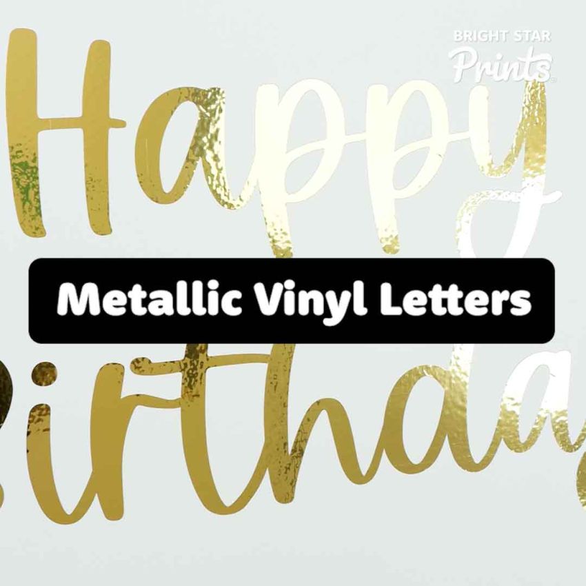 Custom Metallic Vinyl Letters gallery image №3