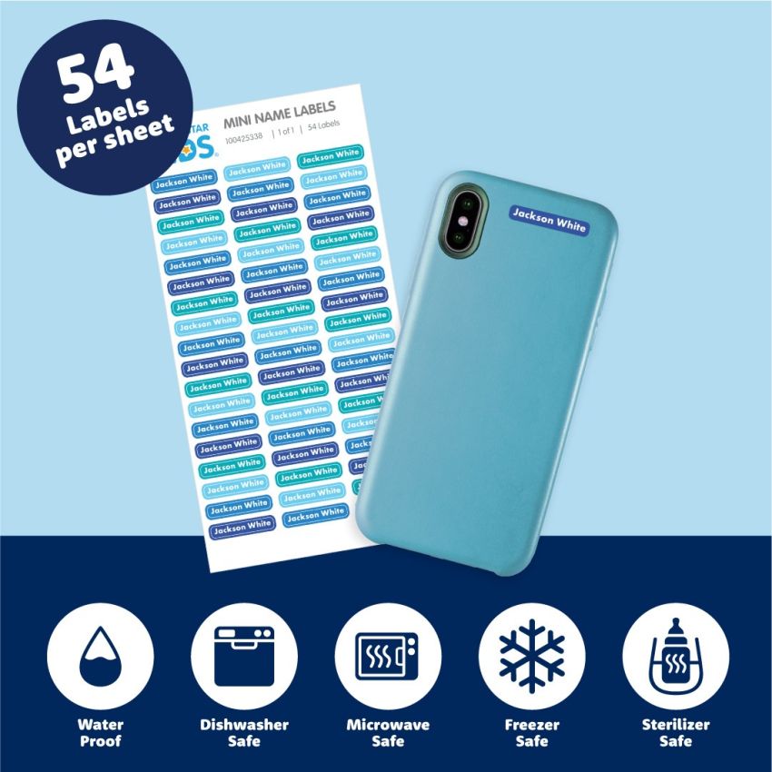 Mini Stick On Name Labels gallery image №1