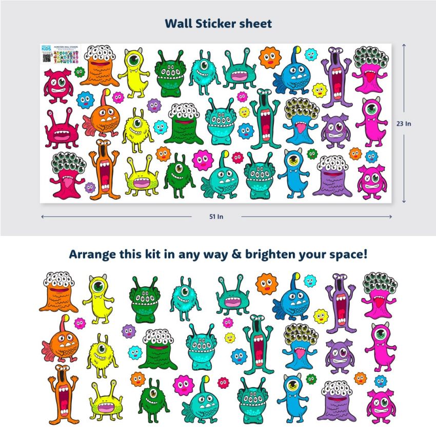 Monsters Wall Stickers