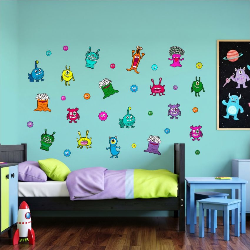 Monsters Wall Stickers