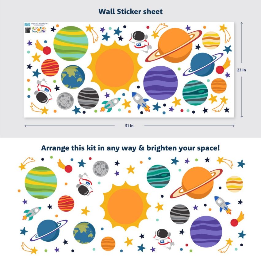 Outer Space Wall Stickers