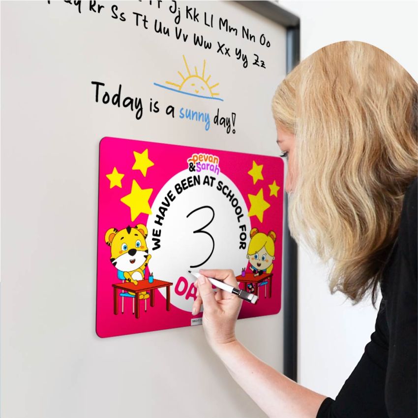 Pevan & Sarah Dry Erase School Day Counter gallery image №3