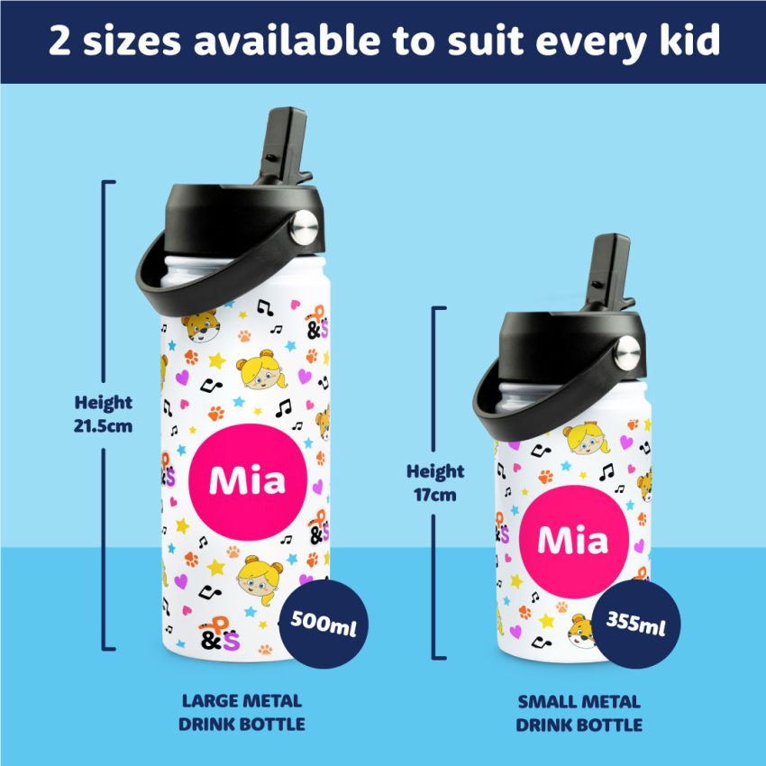 Pevan & Sarah Large Metal Drink Bottles gallery image №4