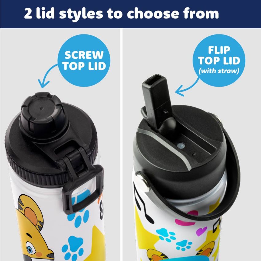 Pevan & Sarah Large Metal Drink Bottles product preview image