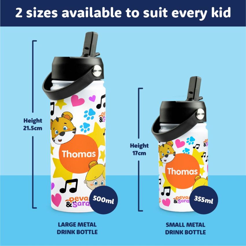 Pevan & Sarah Small Metal Drink Bottles gallery image №3