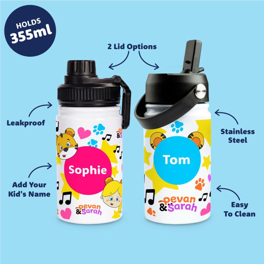 Pevan & Sarah Small Metal Drink Bottles gallery image №1