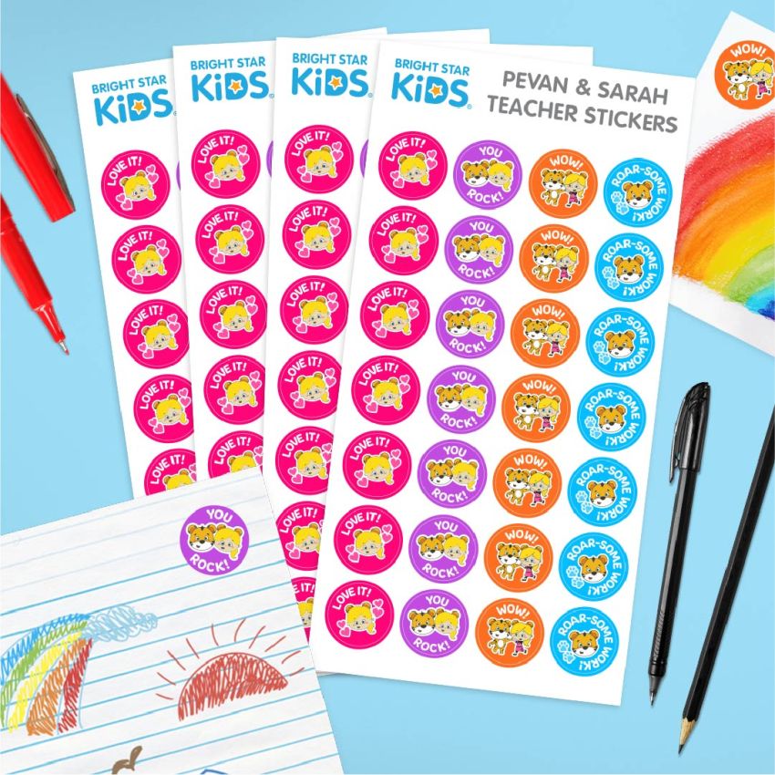 Pevan & Sarah Teacher Stickers gallery image №1