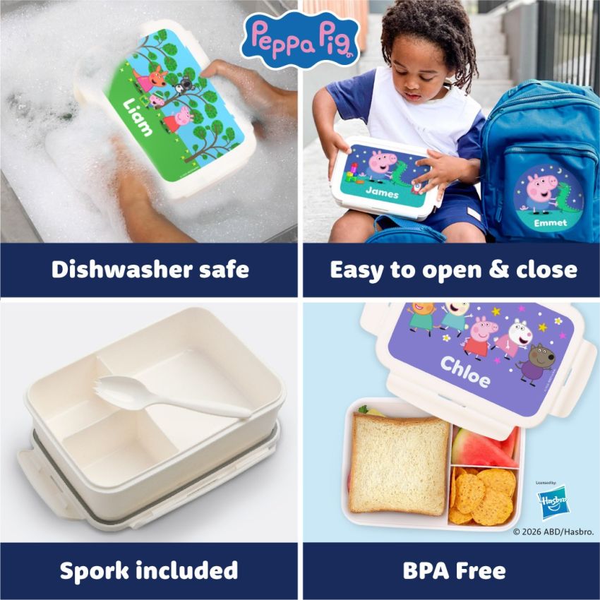 Peppa Pig Bento Lunch Box
