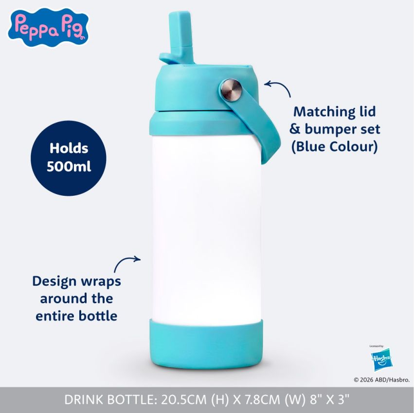 Peppa Pig Metal Drink Bottle
