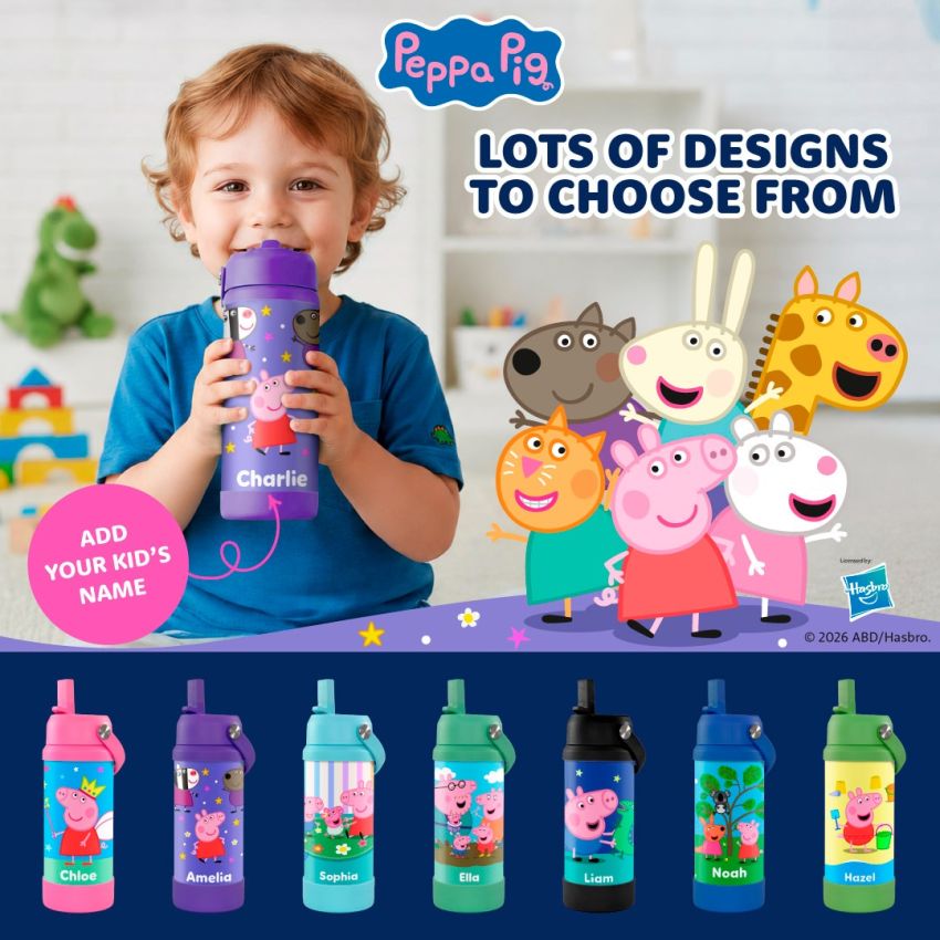 Peppa Pig Metal Drink Bottle