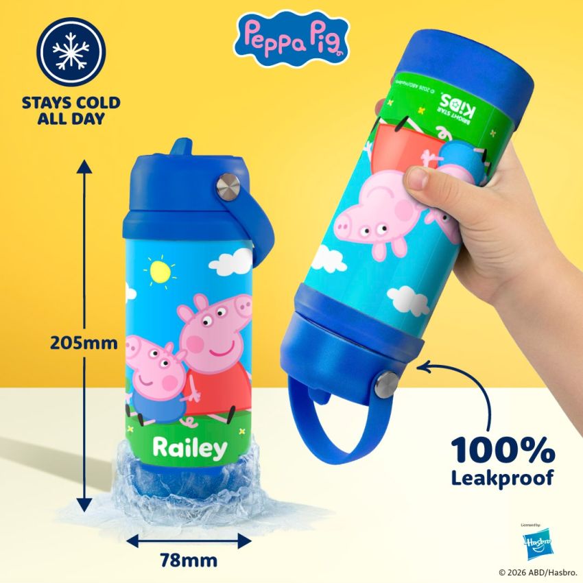 Peppa Pig Metal Drink Bottle