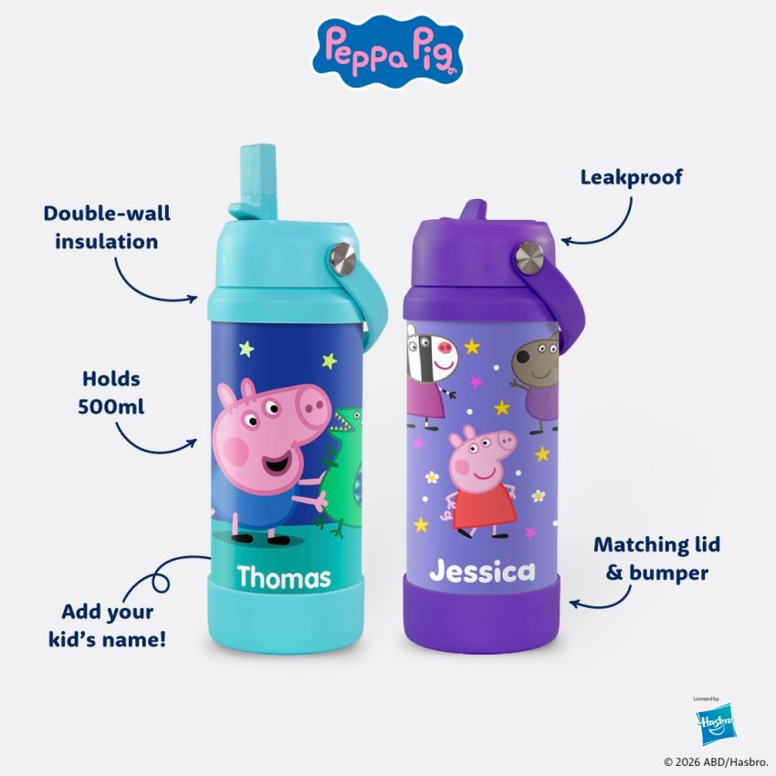 Peppa Pig Metal Drink Bottle