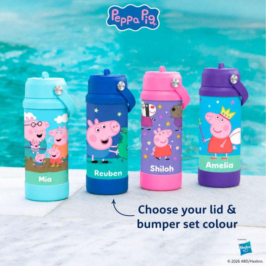 Peppa Pig Metal Drink Bottle