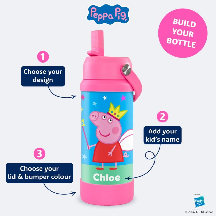 Peppa Pig Metal Drink Bottle