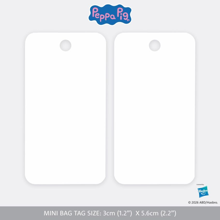 Peppa Pig Mini Bag Tag Twin Pack