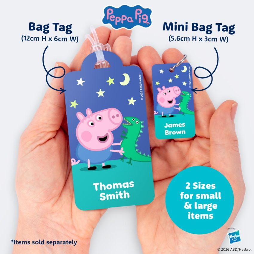 Peppa Pig Mini Bag Tag Twin Pack