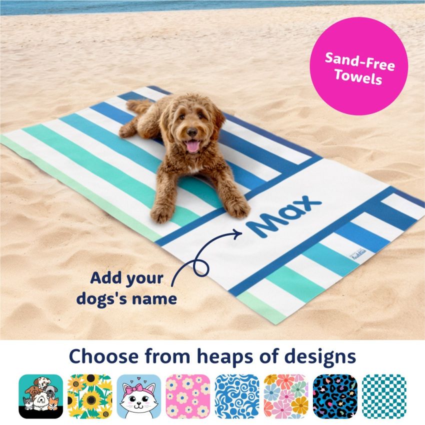 Personalised Dog Towel product preview image