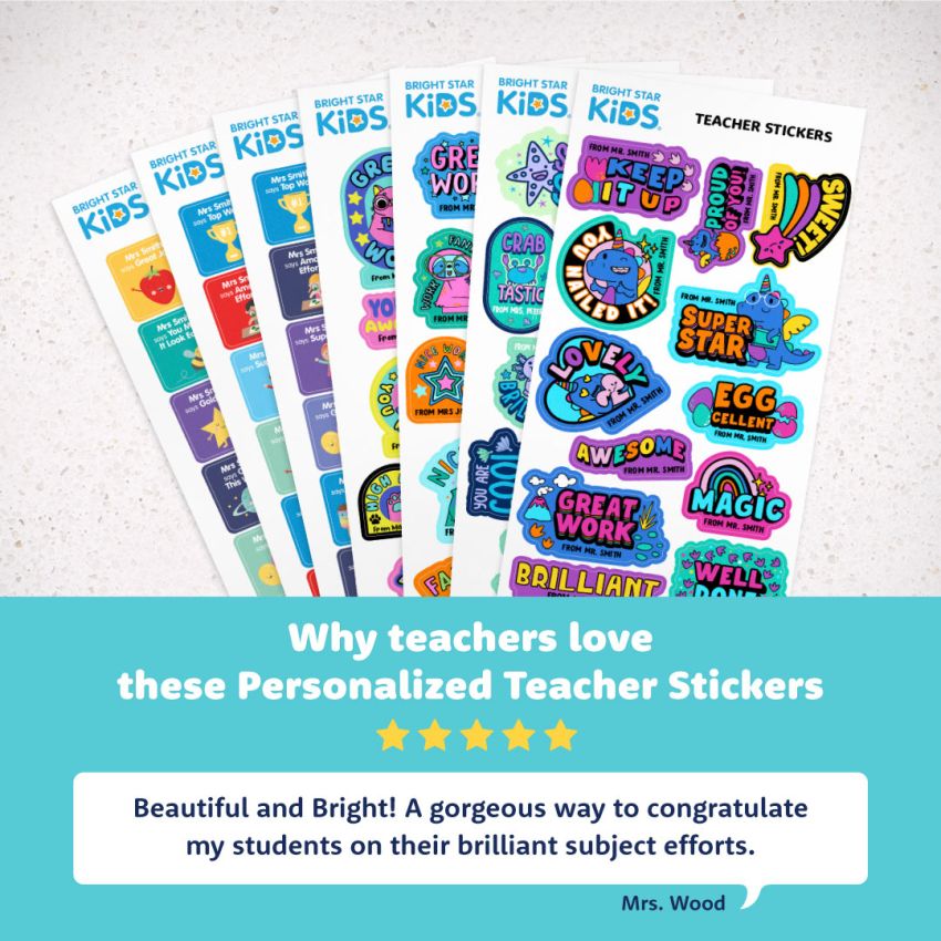 Personalized Teacher Stickers product preview image