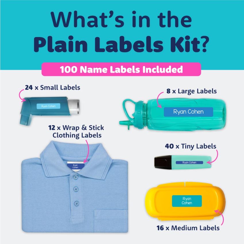 Plain Name Labels Value Kit product preview image