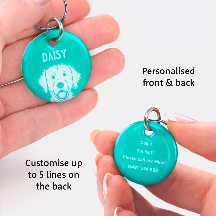 Premium Dog Portrait Tags product preview image