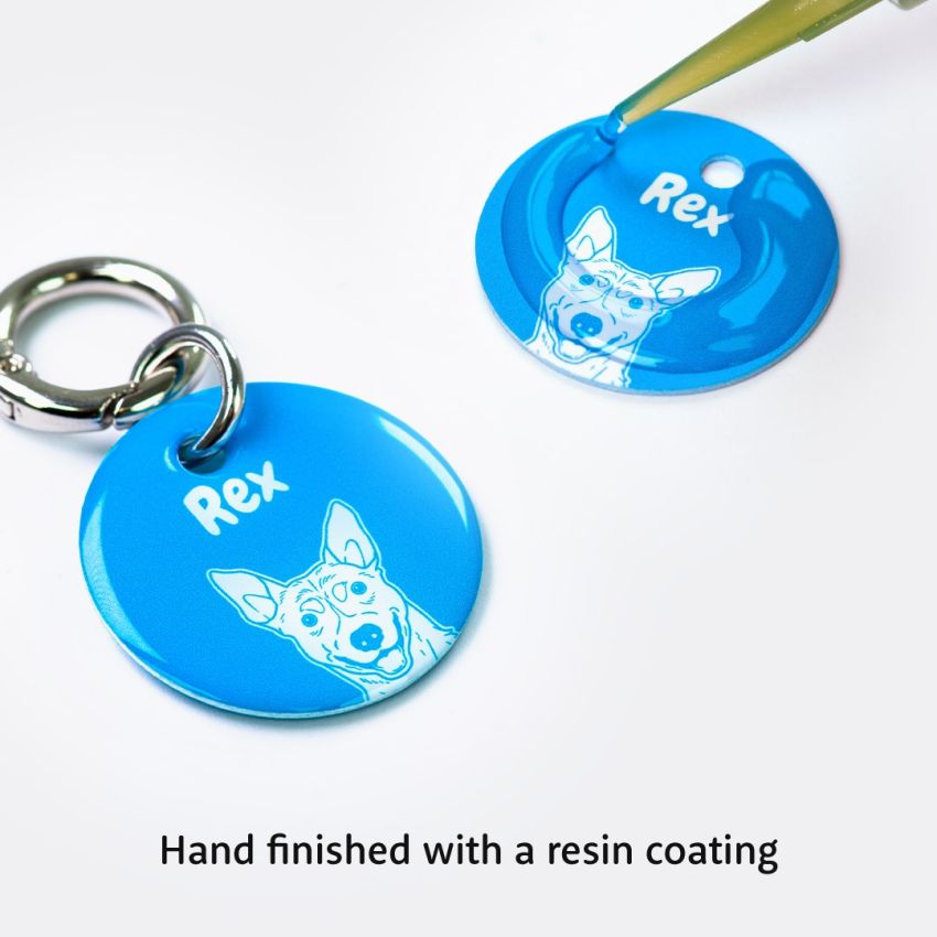 Premium Dog Portrait Tags product preview image