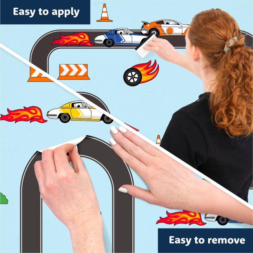Race Track Wall Stickers product preview image