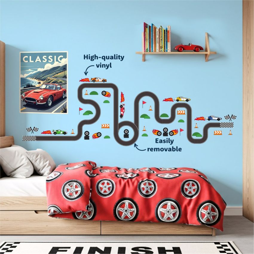 Race Track Wall Stickers product preview image