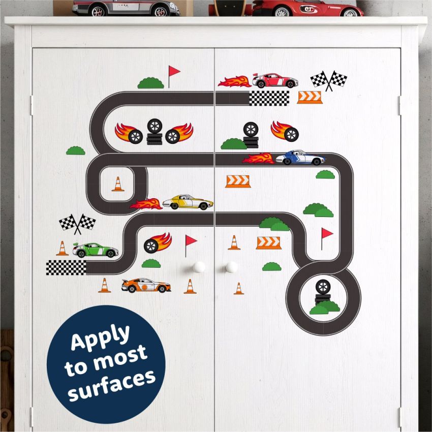 Race Track Wall Stickers product preview image