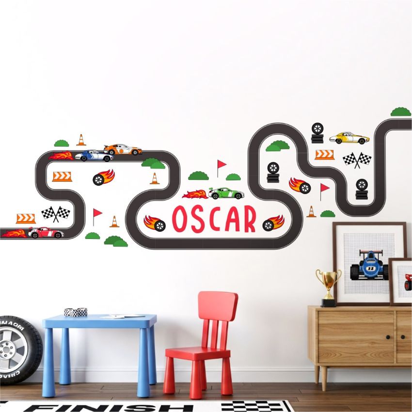 Race Track Wall Stickers product preview image