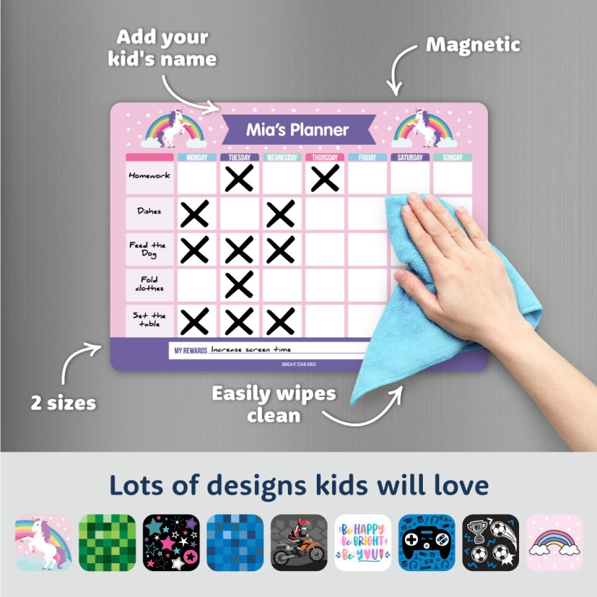 Dry Erase Kids Planner product preview image