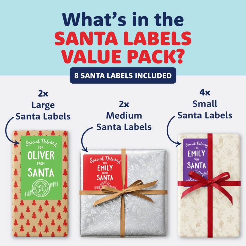 Santa Labels Value Kit product preview image