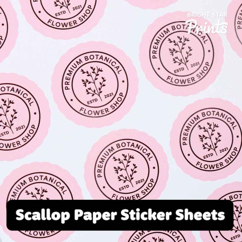 Scallop Paper Sticker Sheets gallery image №4