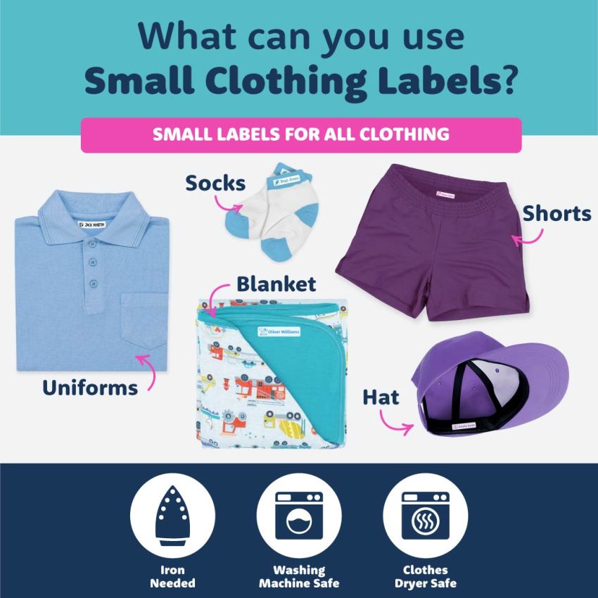 Small Clothing Name Labels product preview image