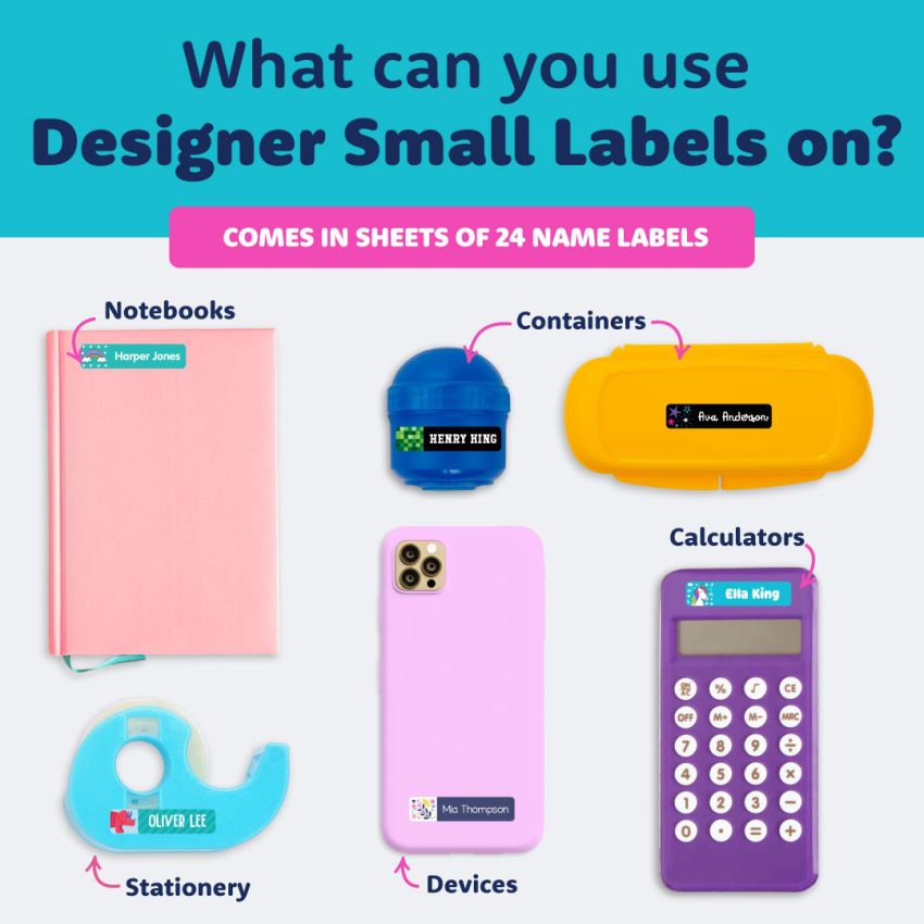 Designer Small Name Labels gallery image №4