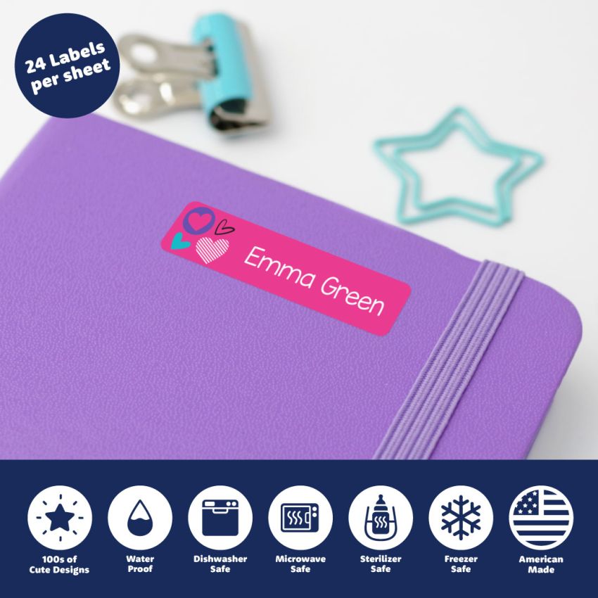 Designer Small Stick On Name Labels gallery image №4