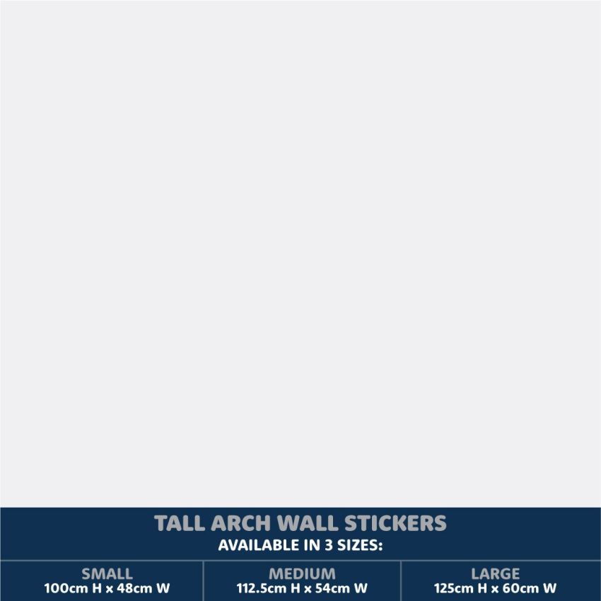 Tall Patterned Arch Wall Stickers