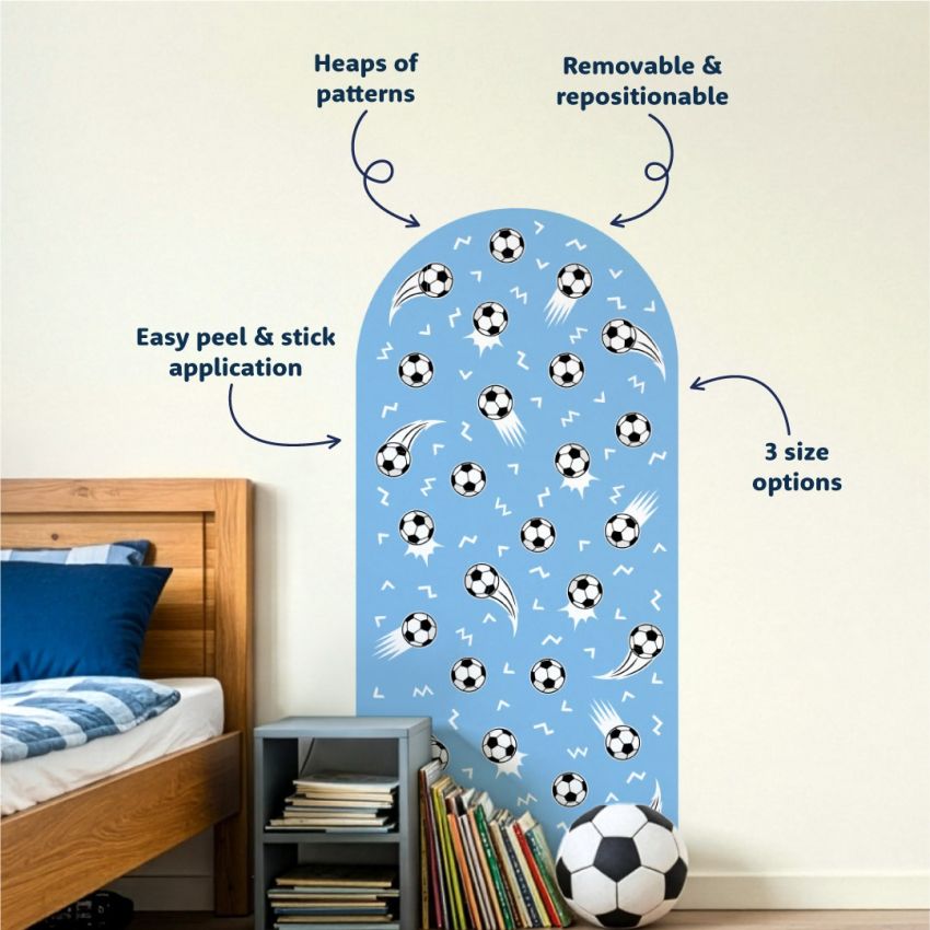 Tall Patterned Arch Wall Stickers