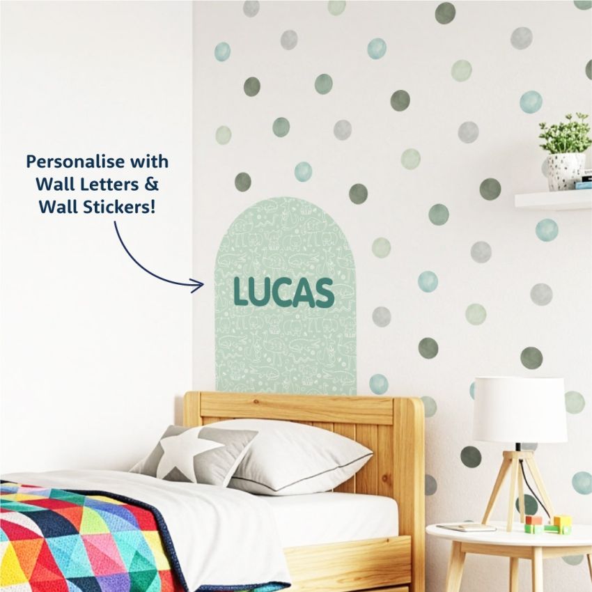 Tall Patterned Arch Wall Stickers